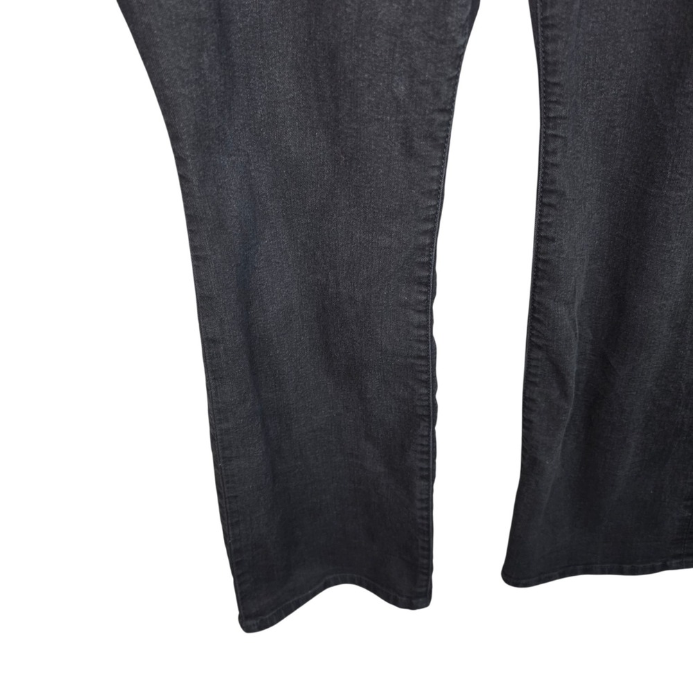 Torrid Jeans Womens 18 Regular Black Denim Straight Leg Mid Rise 5 Pocket - Picture 4 of 7